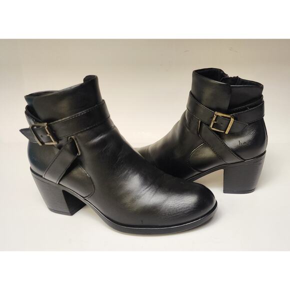 B.Ø.C Women's Shea Faux Leather Booties Size 8M Color Black - Picture 4 of 11